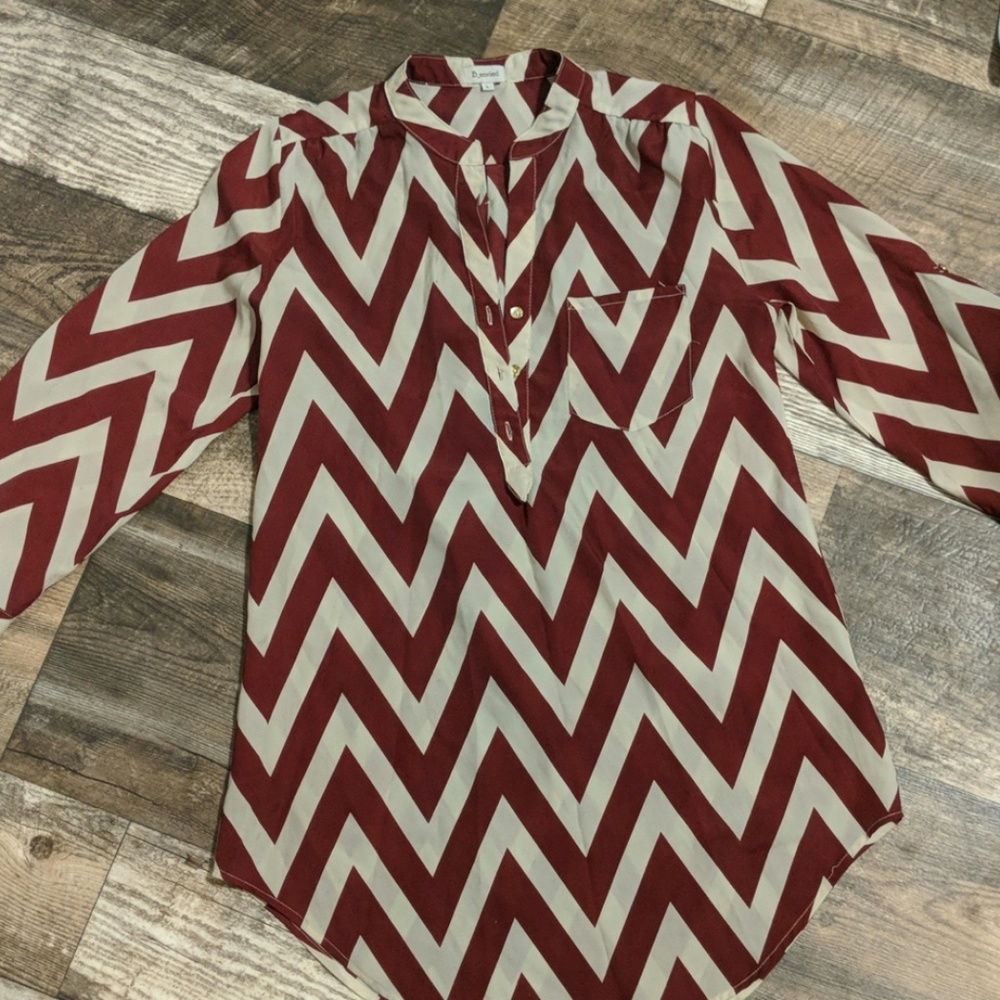 Chevron dress shirt